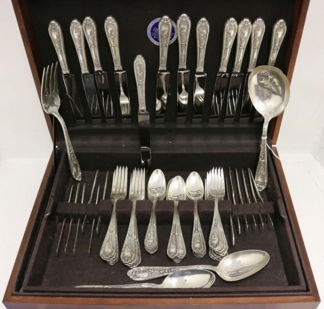 Appraisal: PIECE STERLING SILVER FLATWARE SET SERVICEFOR BY INTERNATIONAL IN THE