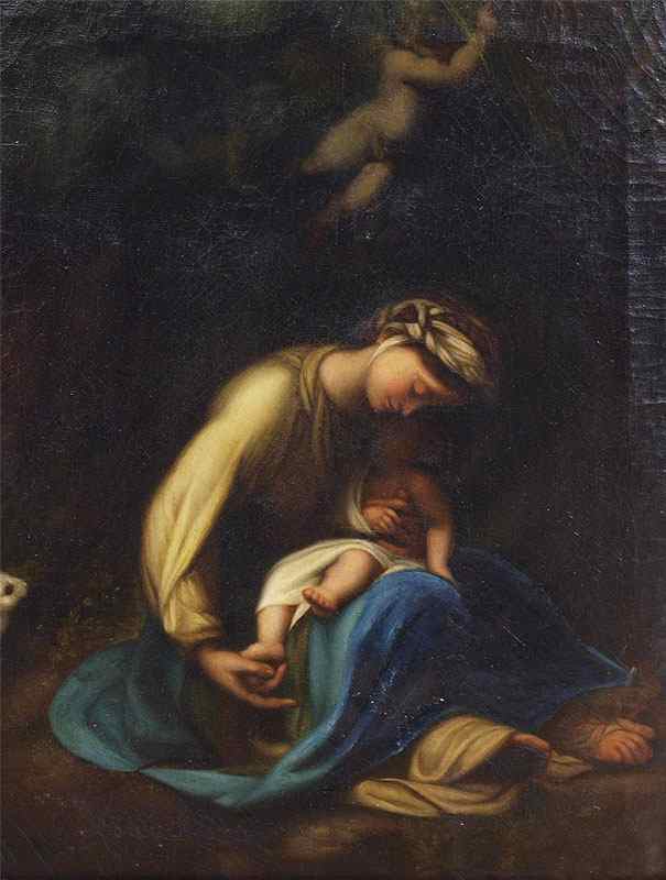 Appraisal: EARLY TH C OLD MASTER DEPICTING MADONNA AND CHILD Oil