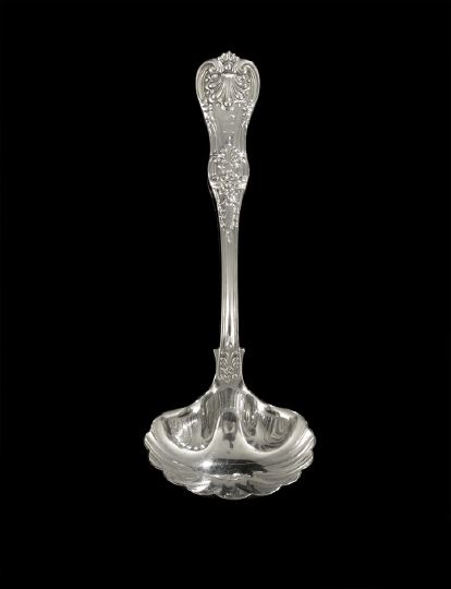 Appraisal: Tiffany Co Sterling Silver English King -Pattern Cream Ladle designed