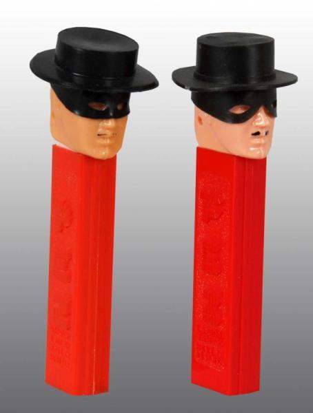 Appraisal: Lot of Pez Dispensers Description Includes two Zorro dispensers Condition