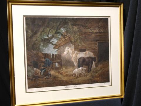 Appraisal: AFTER GEORGE MORLAND BRITISH - A GROUP OF THREE PRINTS