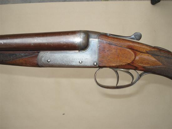 Appraisal: Lincoln Jeffries Jr -bore boxlock non-ejector shotgun NVSN Barrel length