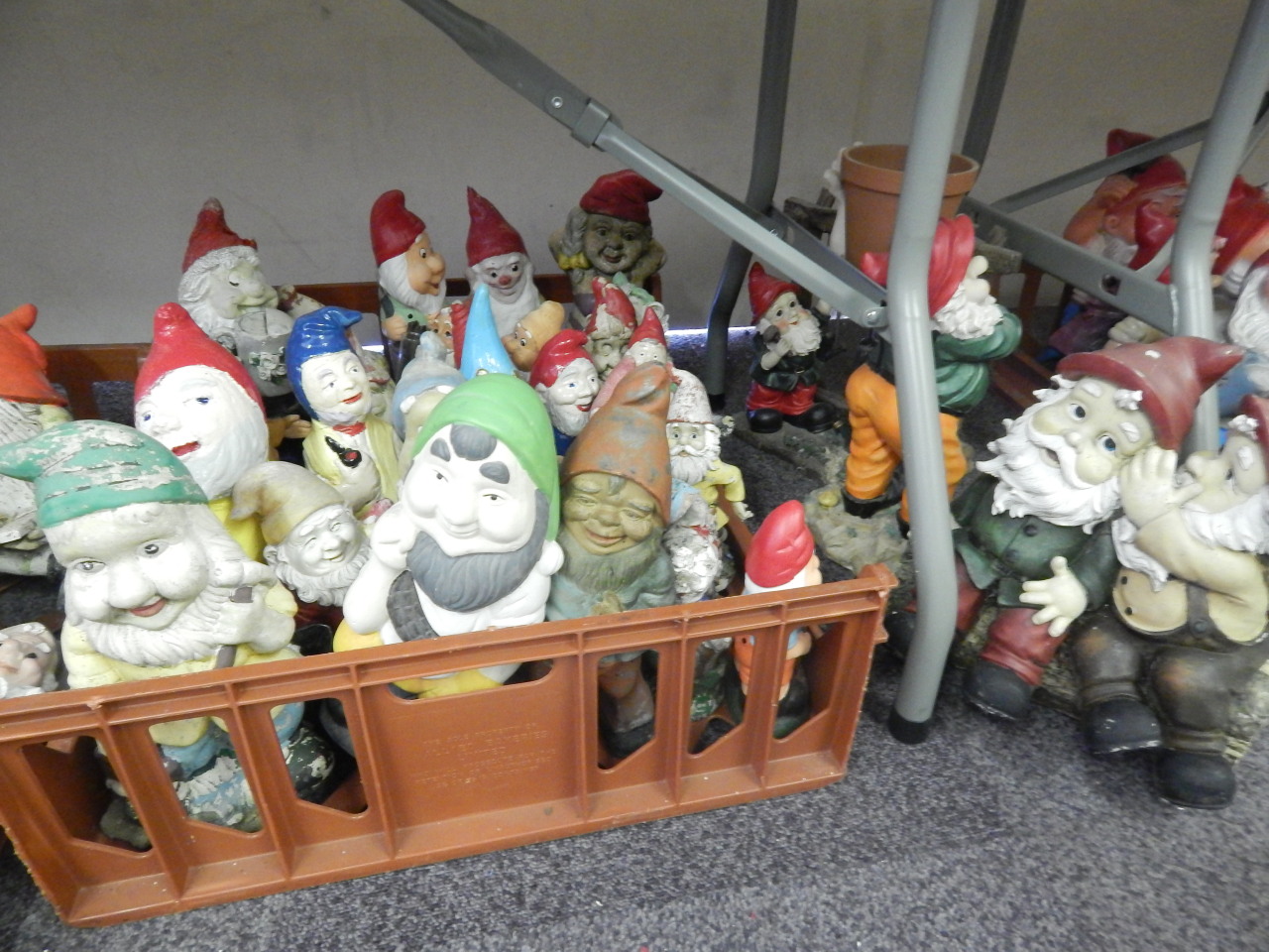 Appraisal: A large quantity of garden gnomes to include some composition