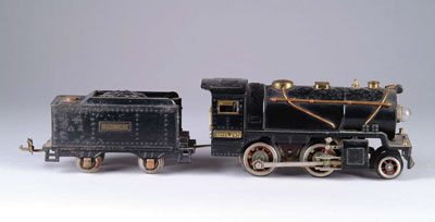 Appraisal: LIONEL O-GAUGE LOCOMOTIVE AND TENDER CONDITION Very good to excellent