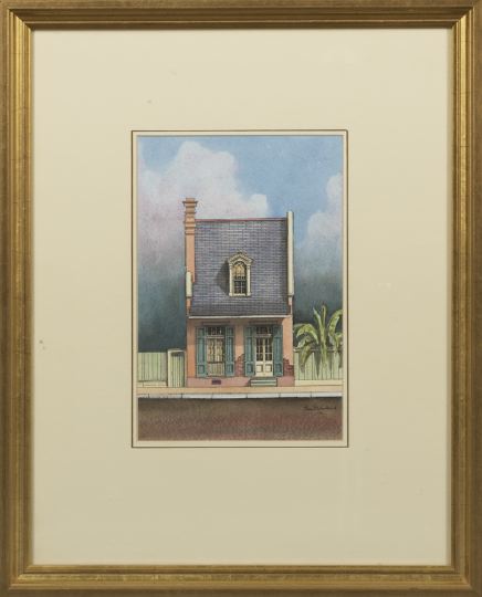 Appraisal: Jim Blanchard American Louisiana b View of a French Quarter