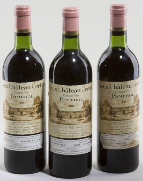 Appraisal: Vieux Chateau Certan Pomerol bn vts gsl stl The is