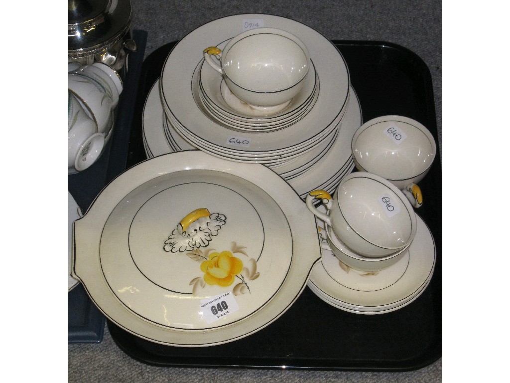 Appraisal: Tray lot of Talisman dinnerware