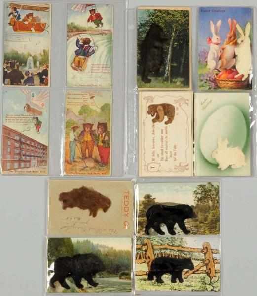 Appraisal: Lot of Postcards Includes six Fury Bears eight Cracker Jacks