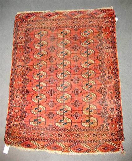 Appraisal: Tekke Turkoman rug ca late th century ft in x