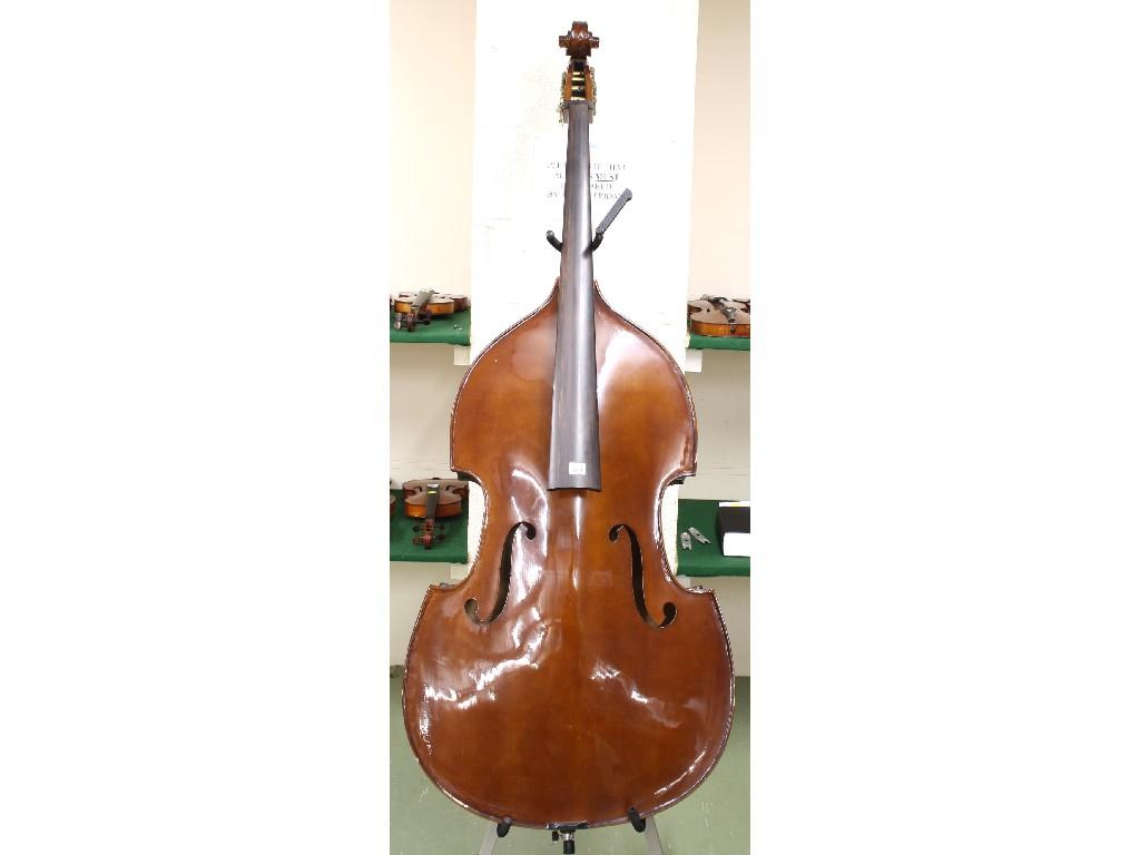 Appraisal: Stentor II three-quarter size double bass soft case a f