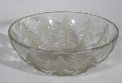 Appraisal: Pissenlit' a Lalique clear and frosted glass bowl designed by