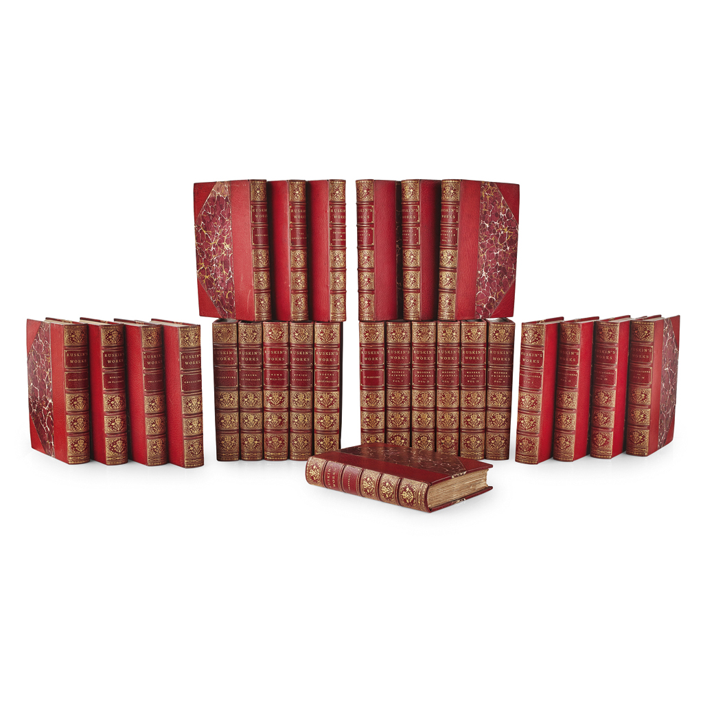 Appraisal: Ruskin John Works Boston Estes Laurait Connoisseur edition volumes vo