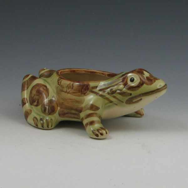 Appraisal: Brush frog planter Marked faintly with what appears to be