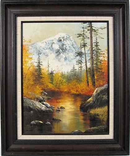 Appraisal: PATSEE PARKER OIL ON CANVAS Oregon th Century depicting a