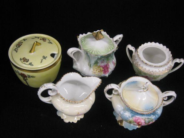 Appraisal: pcs Porcelain R S Prussia creamers sugars together with a