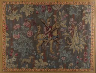 Appraisal: Continental Woven Wool Tapestry Panel Possibly Northern Germany depicting a