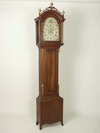 Appraisal: TALL CASE CLOCK - American Hepplewhite period mahogany tall case