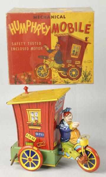 Appraisal: Tin Litho Wyandotte Humphrey Mobile Wind-Up Toy Description American Working