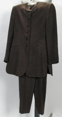 Appraisal: Giorgio Armani ''Black Label'' brown suit Single breasted A-line jacket