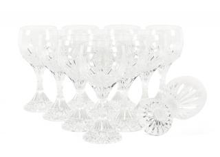 Appraisal: A SET OF BACCARAT CRYSTAL STEMWARE IN THE 'MASSENA' PATTERN