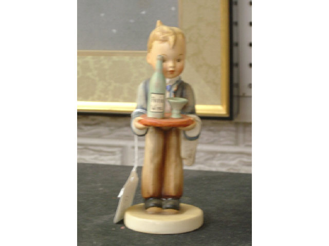 Appraisal: HUMMEL FIGURINE - WAITER - FULL BEE MARK