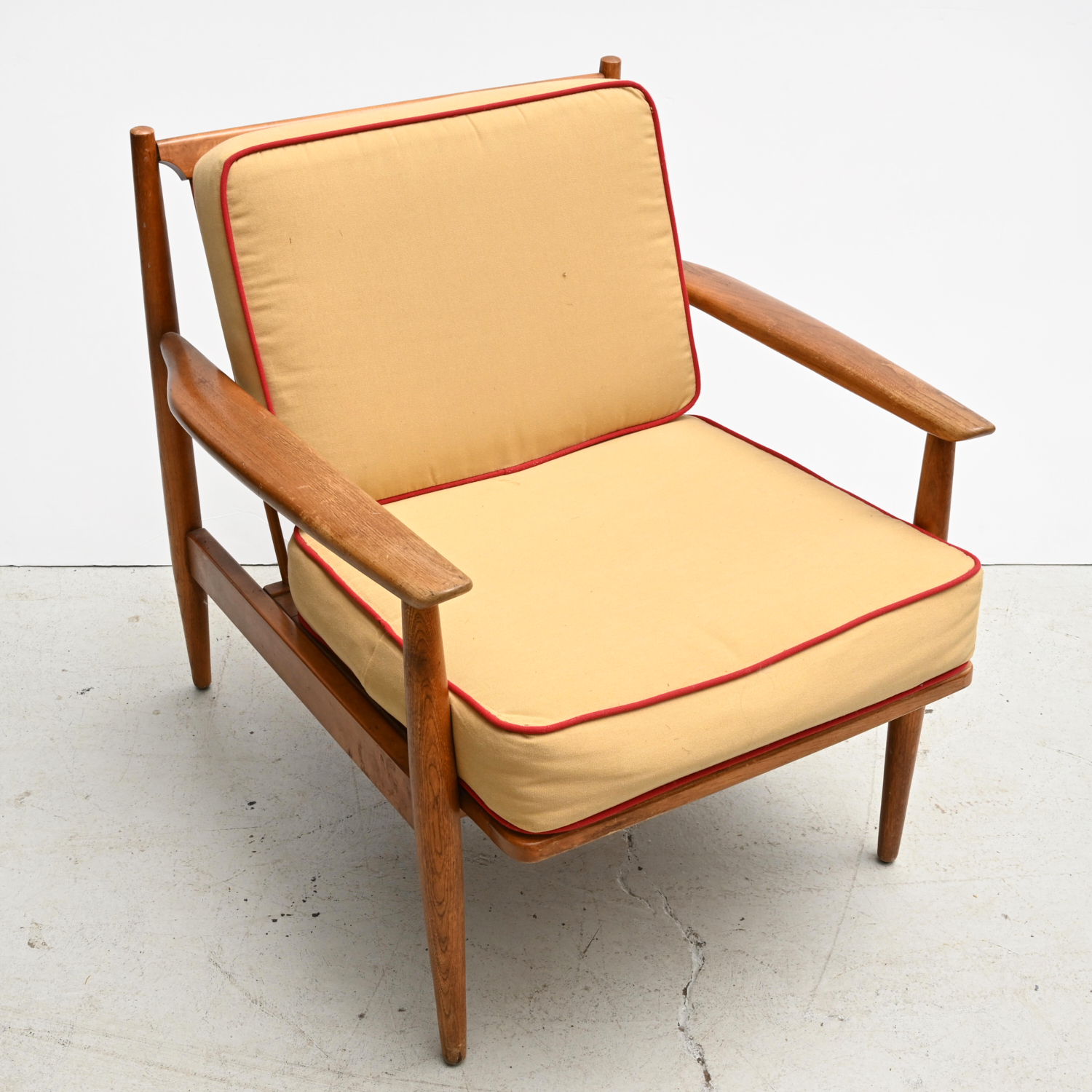 Appraisal: SCANDANAVIAN MODERN STYLE TEAK LOUNGE CHAIR Mid th c armchair