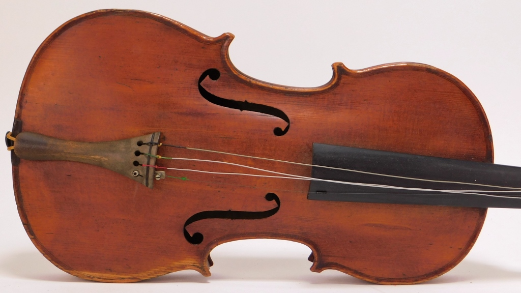 Appraisal: D SALZARD VIOLIN France Late th- Early th CenturyMaple body