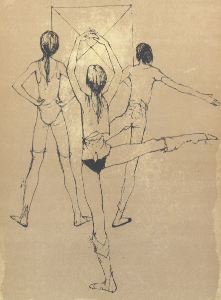 Appraisal: JEAN JANSEM - x image size La Dance Lithograph on