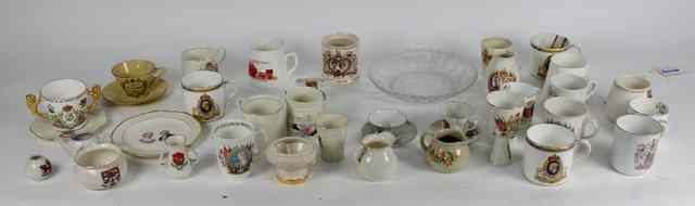 Appraisal: A collection of Coronation commemorative ware and other commemorative wares