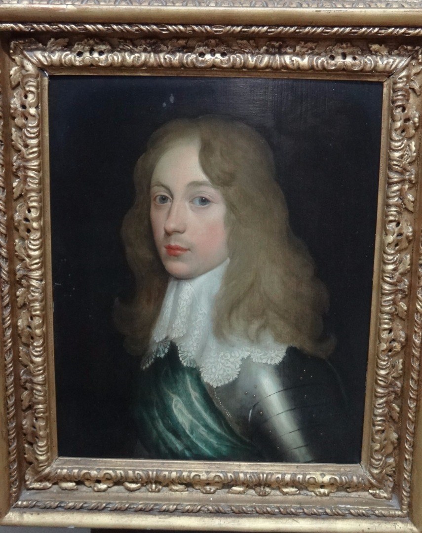 Appraisal: Attributed to Theodore Russel - Portrait of a gentleman possibly