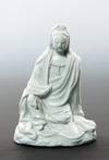 Appraisal: BLANC DE CHINE FIGURE - th c Dehua Guanyin seated