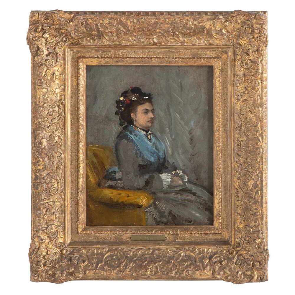 Appraisal: French School late th c Portrait of a Lady Portrait