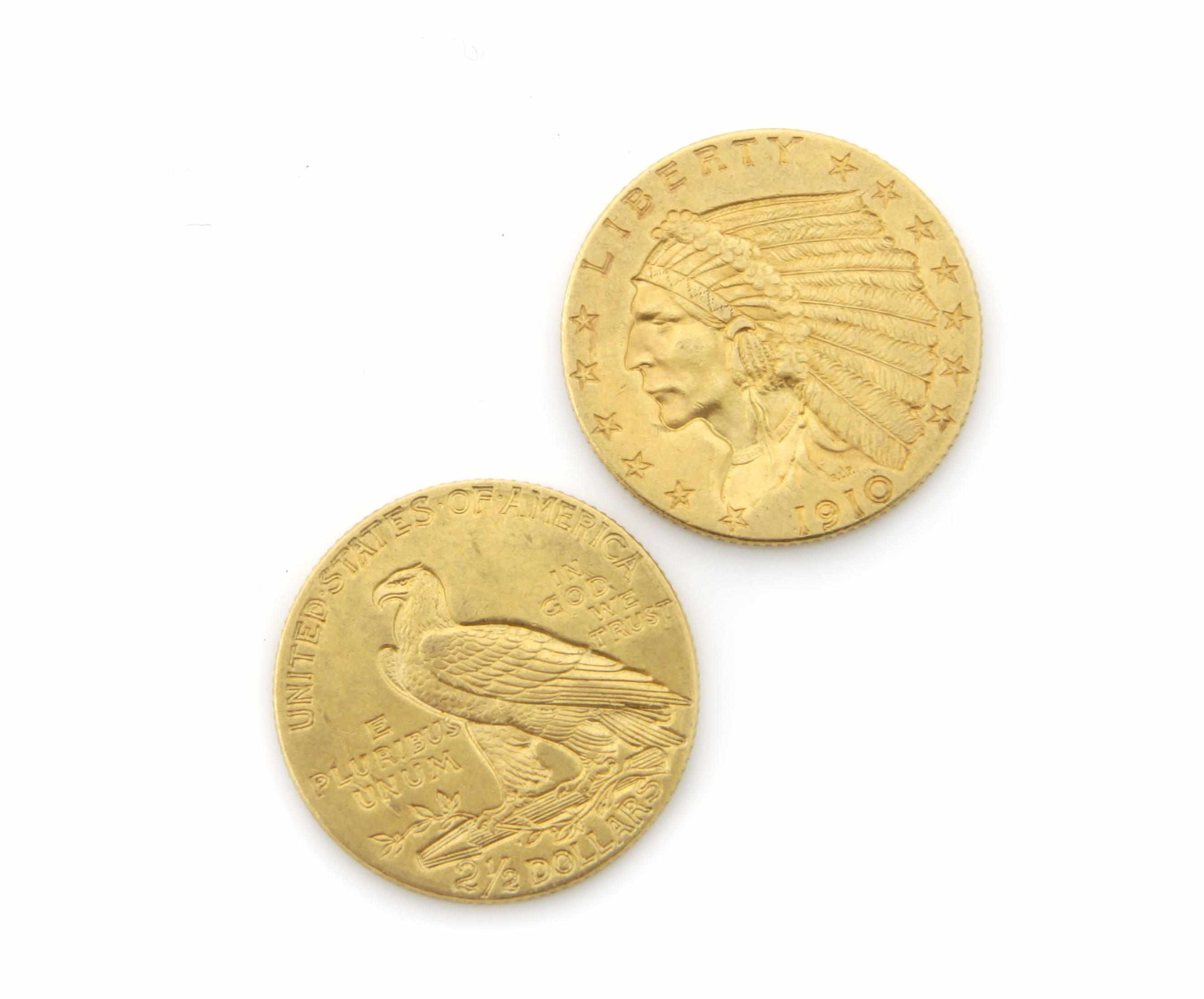 Appraisal: Two dollar Liberty gold coins g