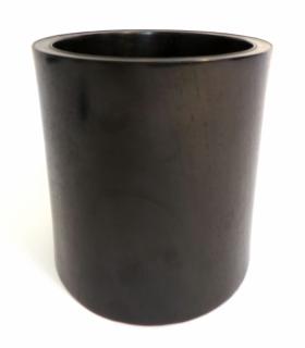 Appraisal: Zitan Brush Pot Zitan Brush Pot A plain cylindrical shaped