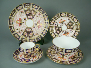 Appraisal: Selection of Royal Crown Derby Imari pattern china comprising twelve