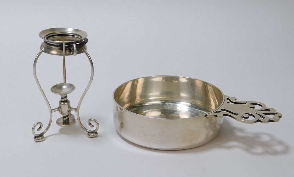 Appraisal: PC Tiffany Sterling Silver Plated Group New York th Century