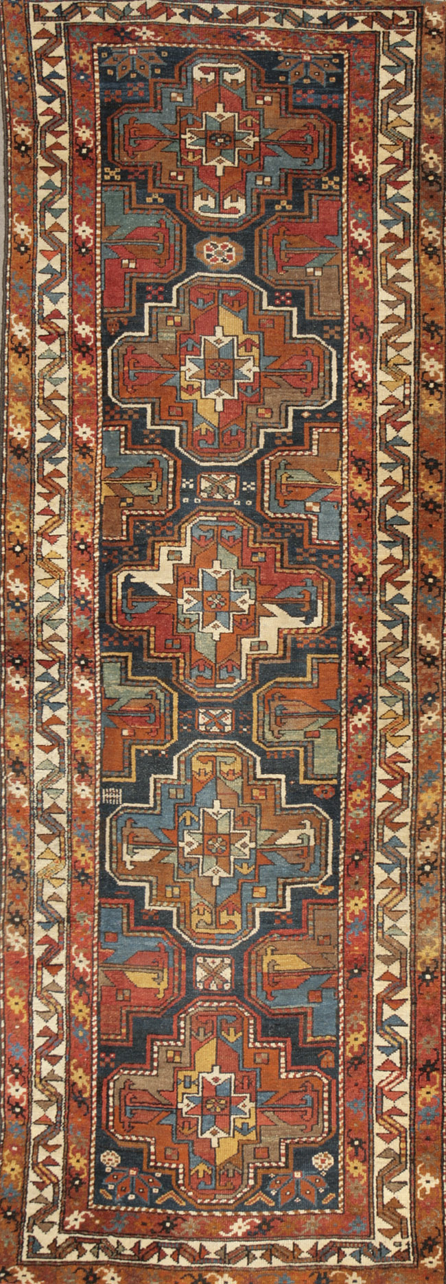 Appraisal: Malayer Rug Second Quarter th Century Blue ground with rosette