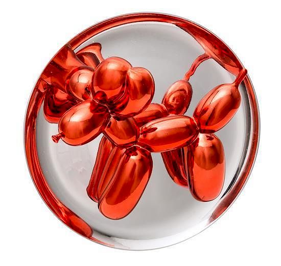 Appraisal: Jeff Koons American b Balloon Dog Red Jeff Koons American