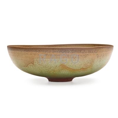 Appraisal: OTTO NATZLER - GERTRUD NATZLER - Early small bowl Verdigris