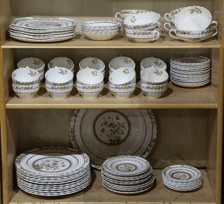 Appraisal: lot of approx Copeland Spode partial table service in the