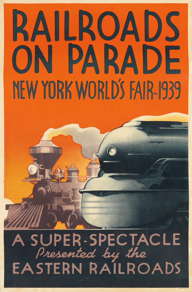 Appraisal: LESLIE RAGAN - RAILROADS ON PARADE NEW YORK WORLD'S FAIR