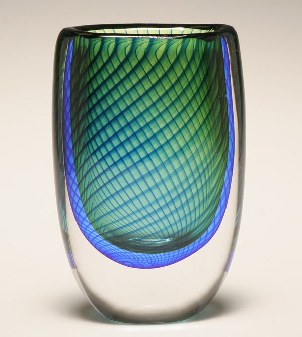 Appraisal: Kosta art glass vase designed by Vicke Lindstrand c -