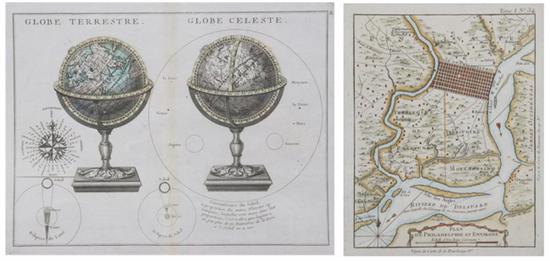 Appraisal: JACQUES NICOLAS BELLIN French - PLAN DE PHILADELPHIE ET ENVIRONS