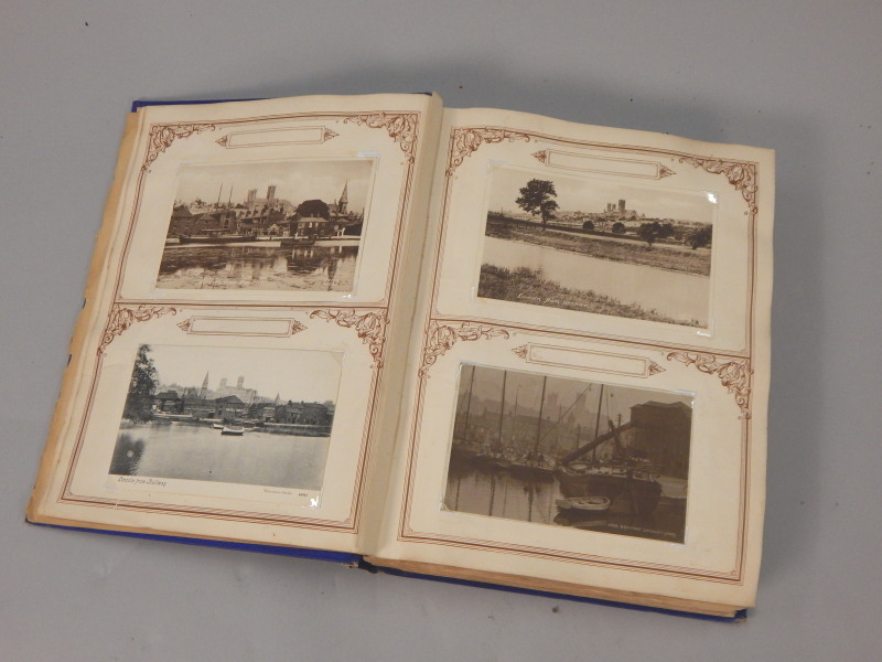 Appraisal: An album of Lincoln postcards titled the Lincoln postcard album