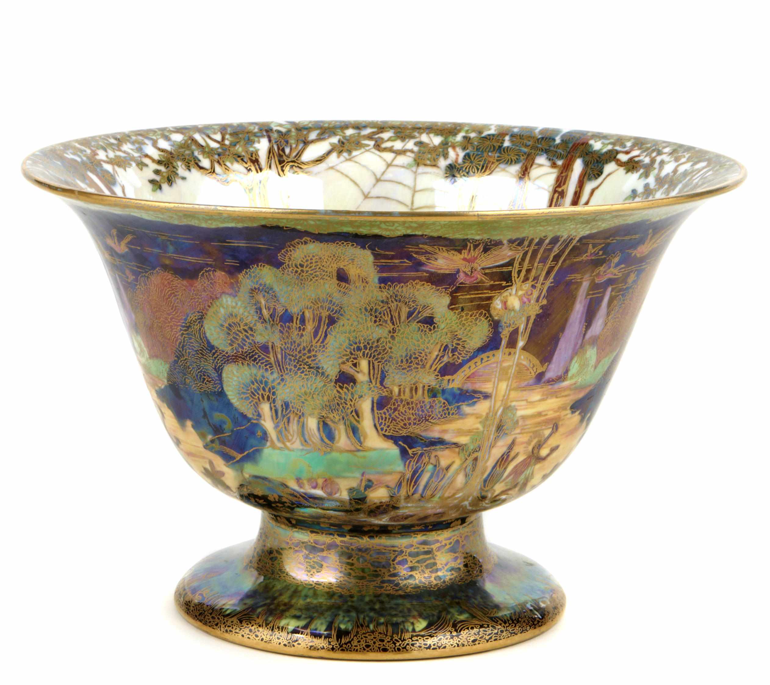 Appraisal: A group of two Wedgwood Fairyland Lustre footed bowls height