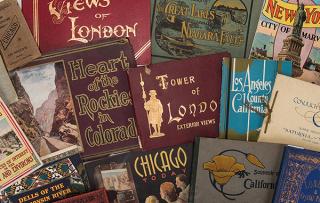 Appraisal: Travel Collection of Travel Souvenir Photo Books and Maps American