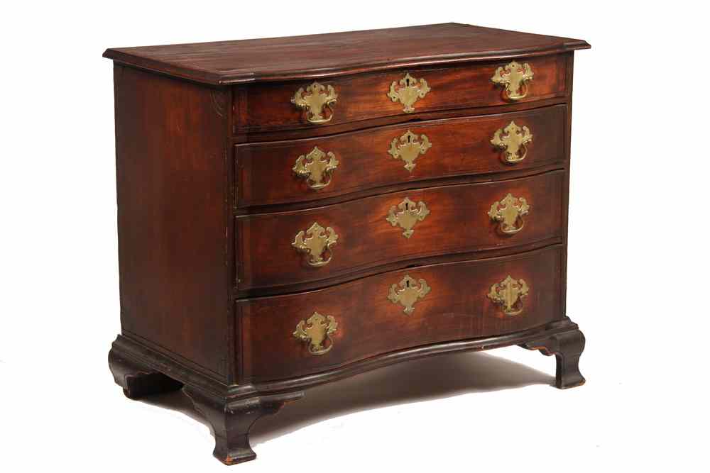 Appraisal: CHEST OF DRAWERS - New England th c Diminutive Mahogany