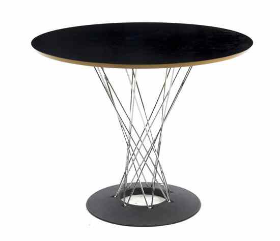 Appraisal: A Cyclone Table Isamu Noguchi for Knoll the circular laminate