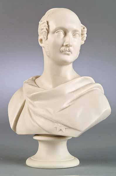 Appraisal: An English Parian Bust of Prince Albert c marked W