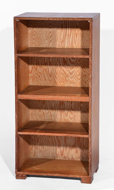 Appraisal: Heals oak open bookcaseof plain form with shelves cm high